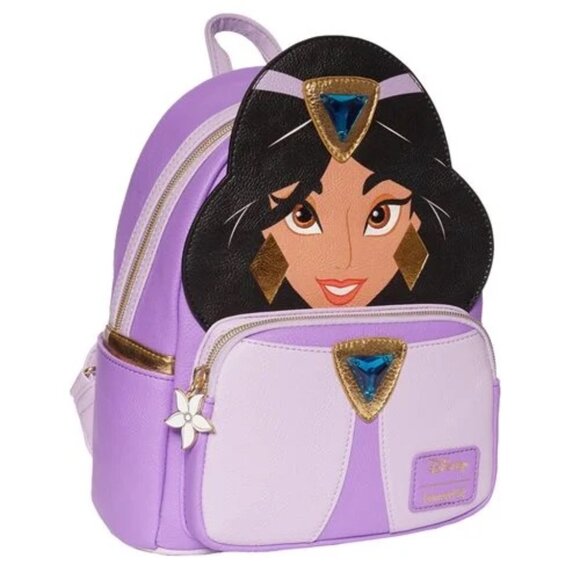 Loungefly Disney Aladdin Jasmine Purple Dress Cosplay Mini Backpack EE EXCLUSIVE main image 4